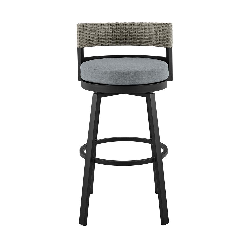Encinitas Outdoor Patio Swivel Bar Stool - Thumbnail 3