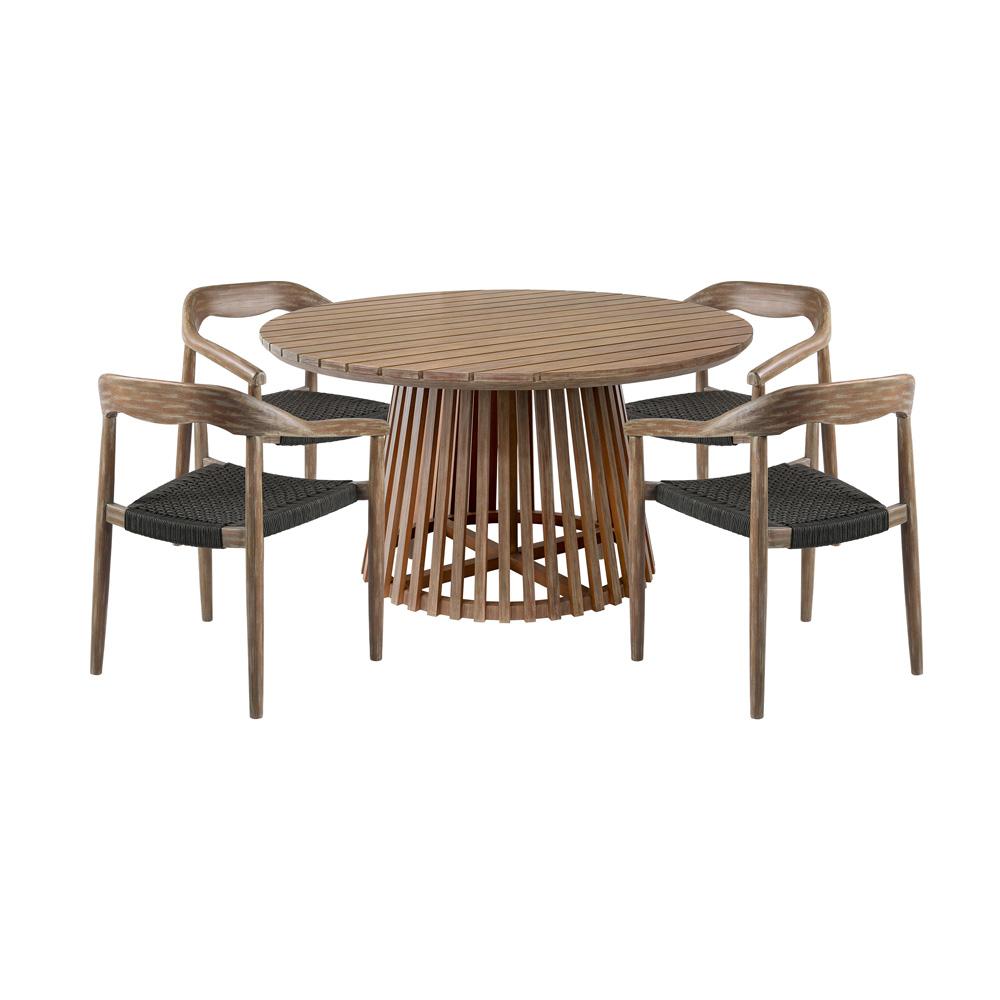 Armen Living Escondido Doris Outdoor Patio Dining Set