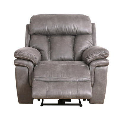 Armen Living - Estelle Power Recliner Chair in Gunmetal Fabric - LCES1GM veiw 3