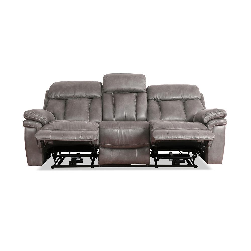 Armen Living - Estelle Power Reclining Sofa in Gunmetal Fabric - LCES3GM veiw 3