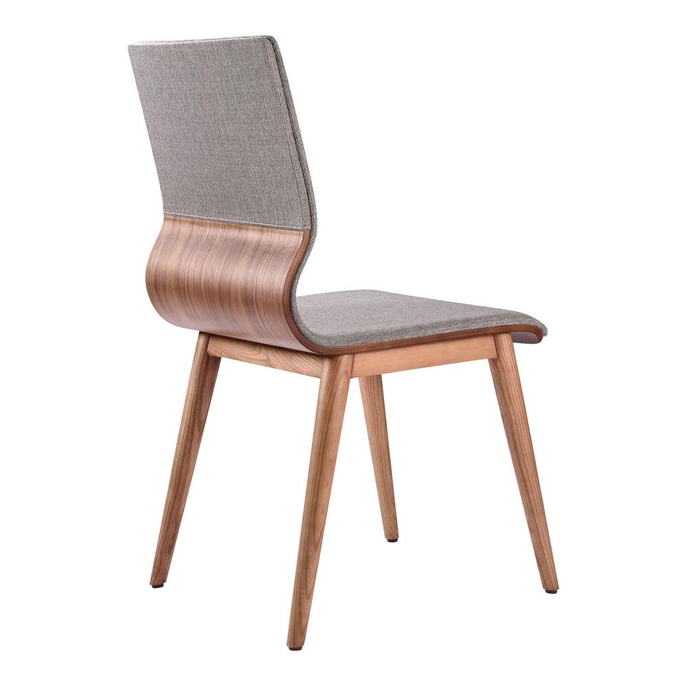 Armen Living - Everett Mid-Century Walnut Wood 5 Piece Dining Set - SETERDIWAGY veiw 5