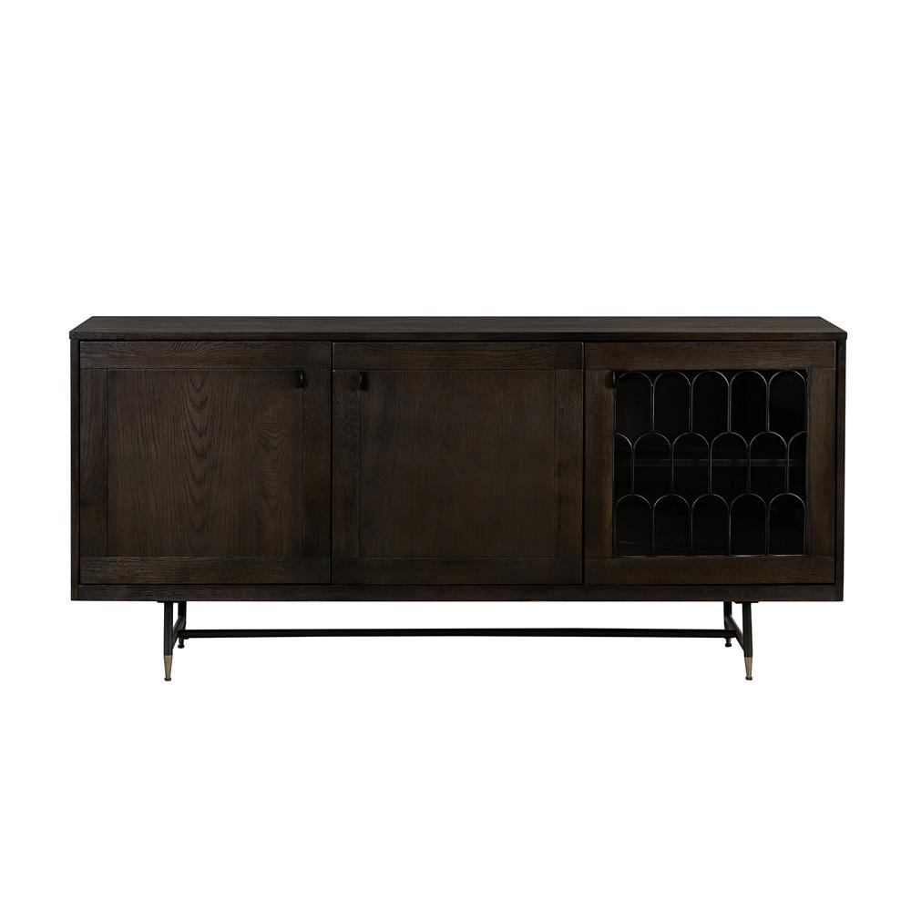 Armen Living - Gatsby Oak and Metal  Buffet Cabinet - LCGTBUOA - CLOSEOUT veiw 1