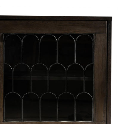 Armen Living - Gatsby Oak and Metal  Buffet Cabinet - LCGTBUOA - CLOSEOUT veiw 6