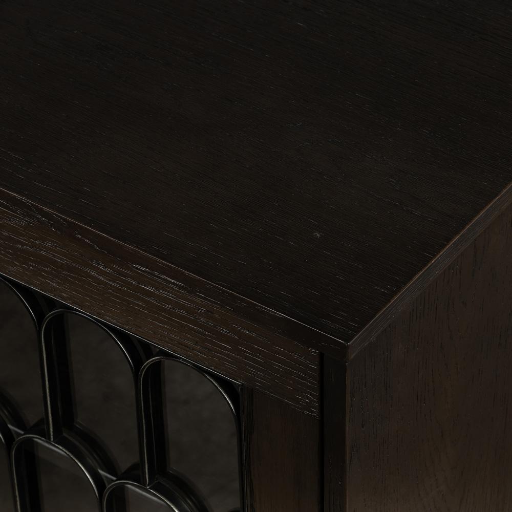 Armen Living - Gatsby Oak and Metal  Buffet Cabinet - LCGTBUOA - CLOSEOUT veiw 10