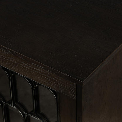 Armen Living - Gatsby Oak and Metal  Buffet Cabinet - LCGTBUOA - CLOSEOUT veiw 10