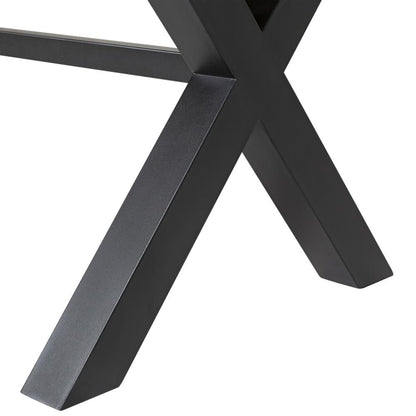 Armen Living - Glendora Tutti Frutti Outdoor Patio 5 Piece Live Edge Dining Set in Eucalyptus Wood Gray Rope and Cushions - SETODTF5GRY veiw 7