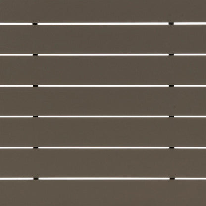 Armen Living - Grenada Outdoor Aluminum Gray Rectangle Dining Table - LCGDDIGR veiw 5