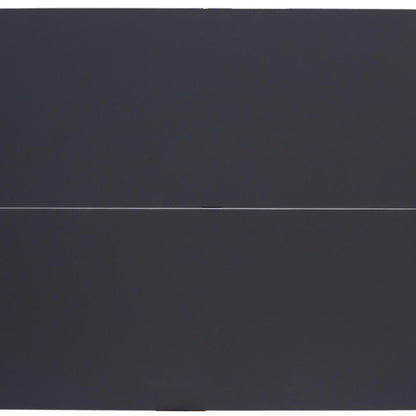 Armen Living - Ipanema Outdoor Dark Grey Rectangular Coffee Table with Teak Legs - LCIPCODGR - CLOSEOUT veiw 4