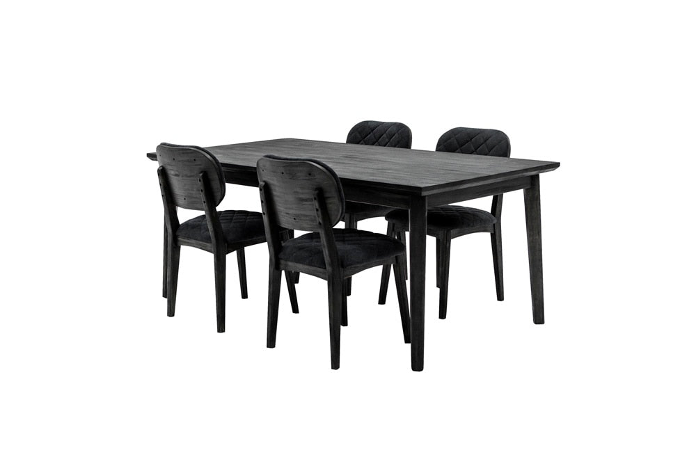 Armen Living - Katelyn Midnight Open Back Dining Chair (Set of 2) - LCKASITGMN_CLOSEOUT veiw 7