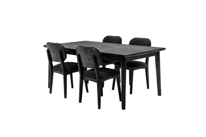 Armen Living - Katelyn Midnight Open Back Dining Chair (Set of 2) - LCKASITGMN_CLOSEOUT veiw 7