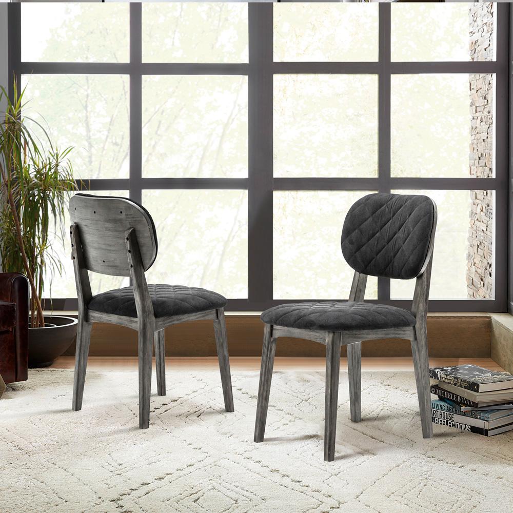 Armen Living - Katelyn Midnight Open Back Dining Chair (Set of 2) - LCKASITGMN_CLOSEOUT veiw 8