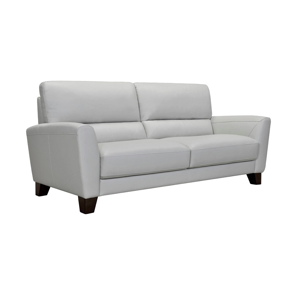 Armen Living - Kester 81in Square Arm Dove Gray Genuine Leather Sofa - LCKE3DV - CLOSEOUT veiw 2