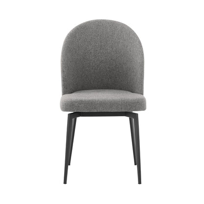 Armen Living - Knox Sunny 5 Piece Dining Set with Gray Fabric Chairs - SETKNSN5GB veiw 2