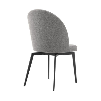 Armen Living - Knox Sunny 5 Piece Dining Set with Gray Fabric Chairs - SETKNSN5GB veiw 3