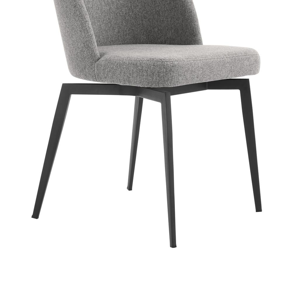 Armen Living - Knox Sunny 5 Piece Dining Set with Gray Fabric Chairs - SETKNSN5GB veiw 6