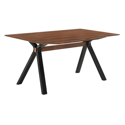 Armen Living - Laredo and Polly 5 Piece Black Rectangular Dining Set - SETLRDIBLK5C veiw 5