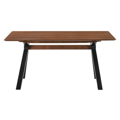 Armen Living - Laredo and Polly 5 Piece Black Rectangular Dining Set - SETLRDIBLK5C veiw 6