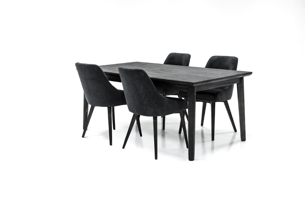 Armen Living - Lileth River Upholstered Dining Chair (Set of 2) - LCLHCHTGRV_CLOSEOUT veiw 9