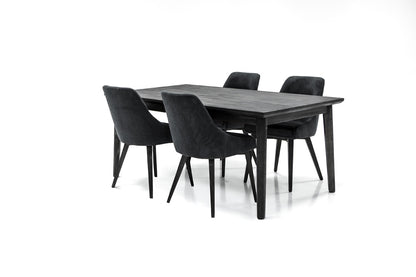 Armen Living - Lileth River Upholstered Dining Chair (Set of 2) - LCLHCHTGRV_CLOSEOUT veiw 9