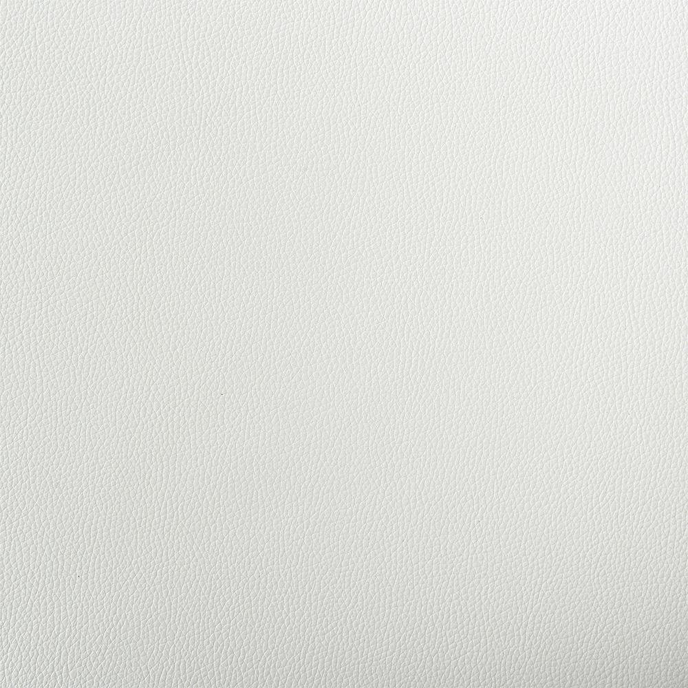 Armen Living  - Lorin 30in White Faux Leather and Brushed Stainless Steel Swivel Bar Stool - LCLRBABSWH30 veiw 7