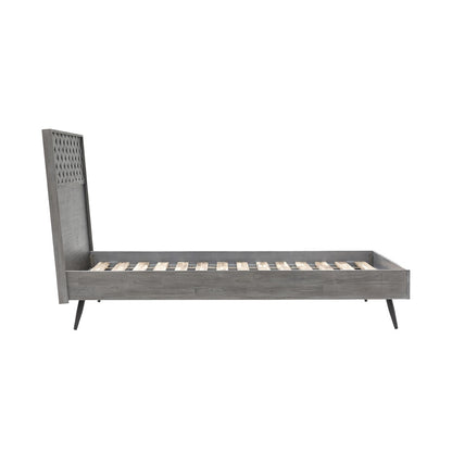 Armen Living - Makena Queen Platform Bed Frame in Grey Acacia Wood - LCMKBDTGQN veiw 3