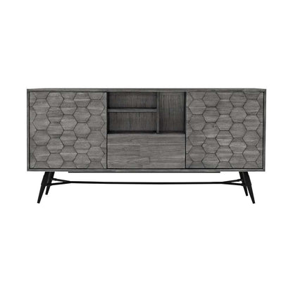 Armen Living - Makena Sideboard Buffet in Grey Acacia Wood - LCMKBUTG veiw 1
