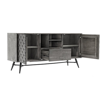 Armen Living - Makena Sideboard Buffet in Grey Acacia Wood - LCMKBUTG veiw 3