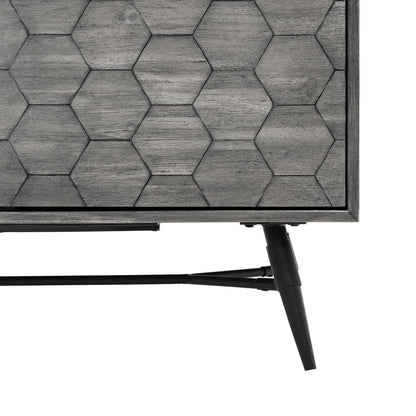 Armen Living - Makena Sideboard Buffet in Grey Acacia Wood - LCMKBUTG veiw 6