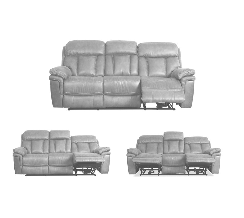 Armen Living Marcel Manual Reclining 2 Piece Sofa and Recliner Set - Thumbnail 4