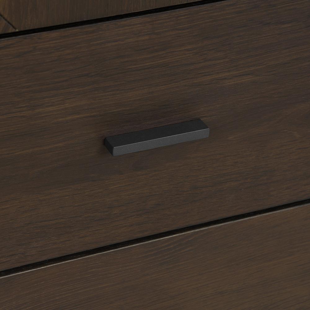 Armen Living - Marquis 6 Drawer Oak Wood Dresser with Black Metal Legs - LCMUDRGR - CLOSEOUT veiw 6