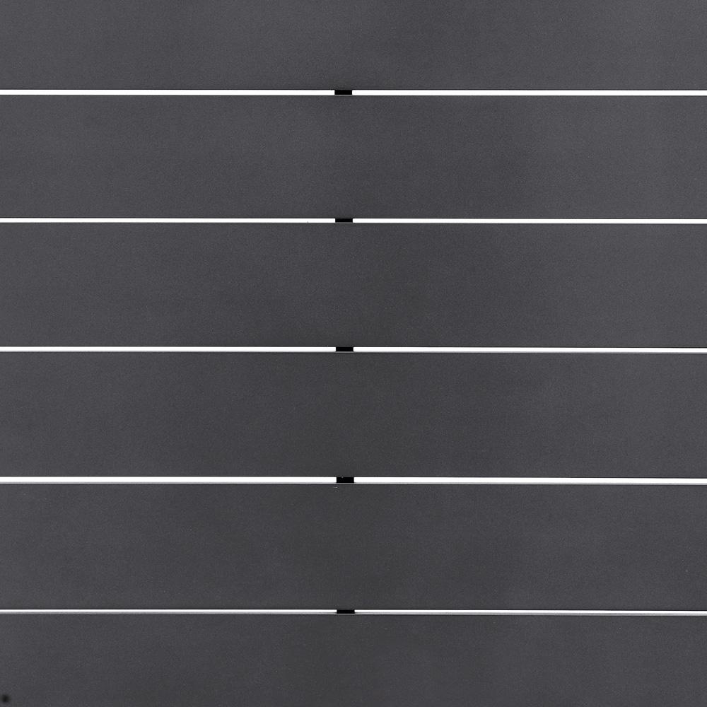 Armen Living - Menorca Outdoor Patio Dining Table in Aluminum - LCMQDIGR veiw 4