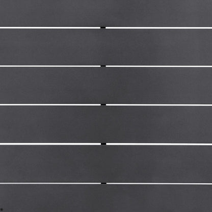 Armen Living - Menorca Outdoor Patio Dining Table in Aluminum - LCMQDIGR veiw 4