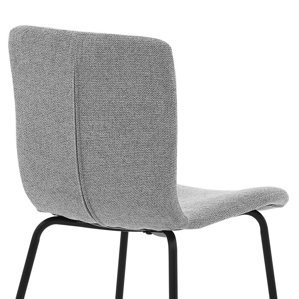 Armen Living - Messina and Gillian Light Gray Fabric 5 Piece Rectangular Dining Set - SETMSDICH5C veiw 6