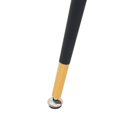 Armen Living - Messina Modern Walnut and Metal Dining Room Table - LCMSDIWA veiw 4