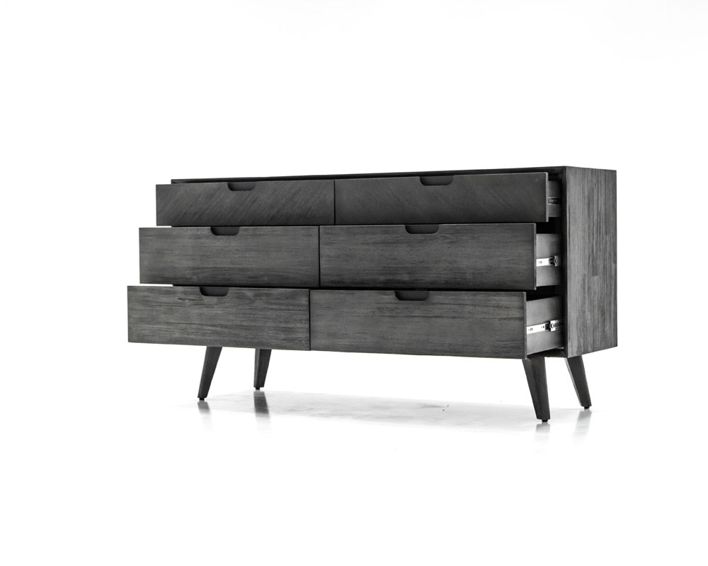 Armen Living - Mohave 4 Piece Acacia King Bedroom Set with Dresser and Nightstands  - SETMVBDKG4A - CLOSEOUT veiw 7