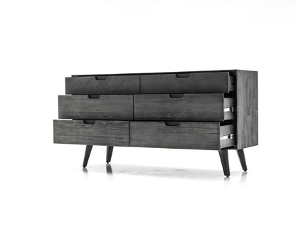 Armen Living - Mohave 4 Piece Acacia King Bedroom Set with Dresser and Nightstands  - SETMVBDKG4A - CLOSEOUT veiw 7