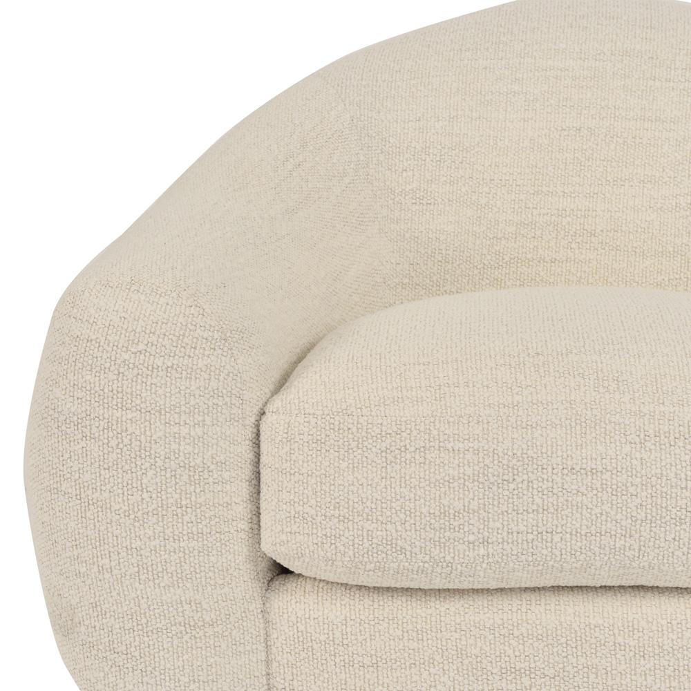 Armen Living - Molly Upholstered Swivel Accent Chair in Pearl - LCMY1MPL veiw 5