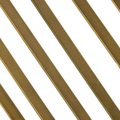 Armen Living - Monaco Black Wood Dining Table with Antique Brass Accent - LCMODIBL veiw 5