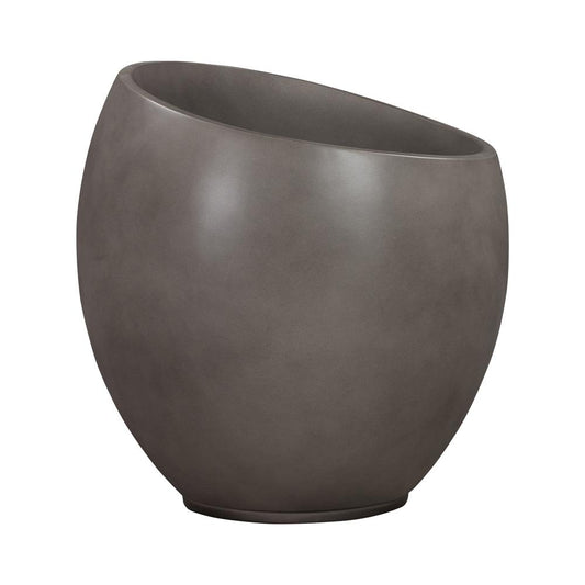 Armen Living - Moonstone Medium Indoor or Outdoor Planter in Grey Concrete - LCMHSMPLGR veiw 1