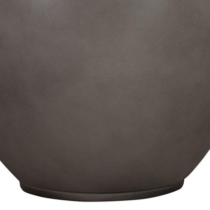 Armen Living - Moonstone Medium Indoor or Outdoor Planter in Grey Concrete - LCMHSMPLGR veiw 3
