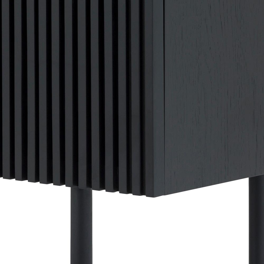 Armen Living - Pasadena 4 Door Wood Buffet Cabinet with Black Oak Finish - LCPABUBLK veiw 7