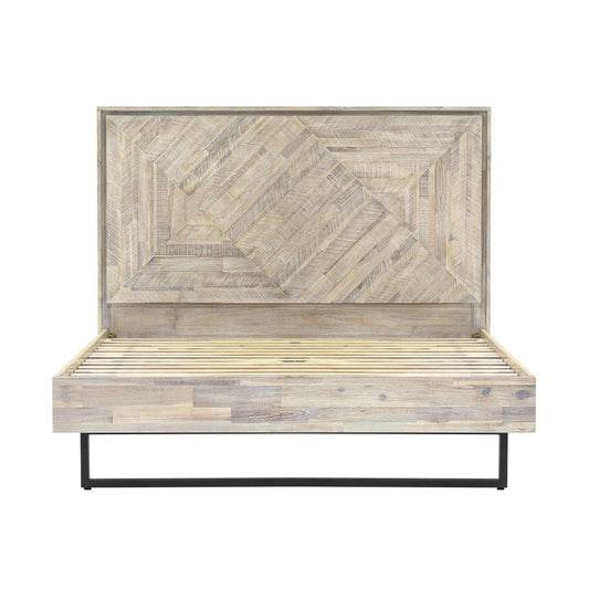 Armen Living - Peridot 3 Piece King Bedroom Set in Natural Acacia Wood - SETPEBDKG3A veiw 2