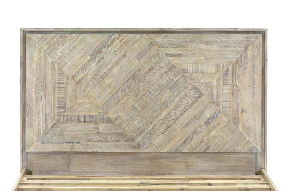 Armen Living - Peridot 3 Piece Queen Bedroom Set in Natural Acacia Wood - SETPEBDQN3A veiw 6