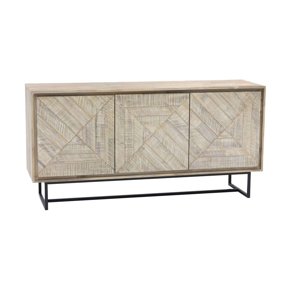 Armen Living - Peridot Sideboard Buffet in Natural Acacia Wood - LCPEBUNAT view 2