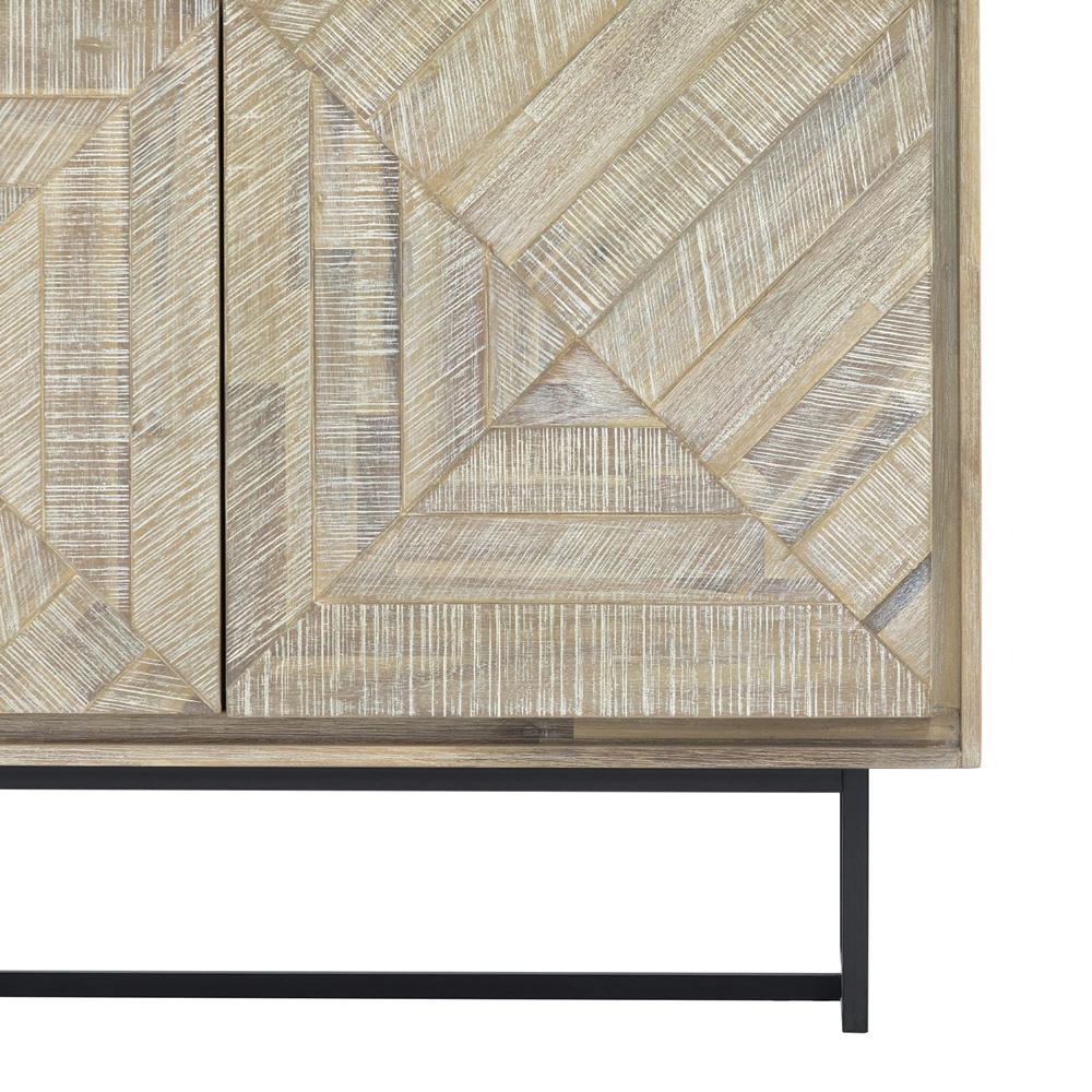 Armen Living - Peridot Sideboard Buffet in Natural Acacia Wood - LCPEBUNAT veiw 5