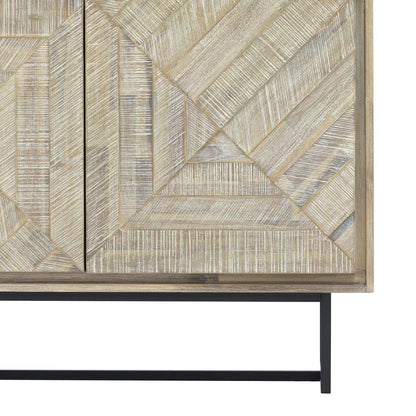 Armen Living - Peridot Sideboard Buffet in Natural Acacia Wood - LCPEBUNAT veiw 5