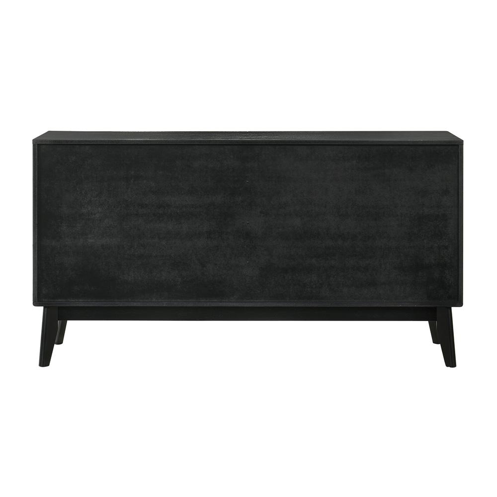Armen Living - Petra 6 Drawer Wood Dresser in Black Finish - LCPTDRBLK veiw 5