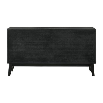 Armen Living - Petra 6 Drawer Wood Dresser in Black Finish - LCPTDRBLK veiw 5