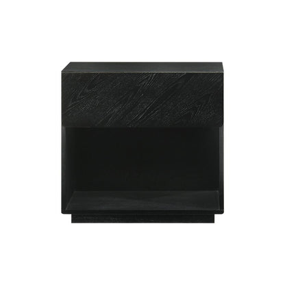 Armen Living - Petra King 3 Piece Wood Bedroom Set in Black Finish - SETPTBLKKG3 veiw 5