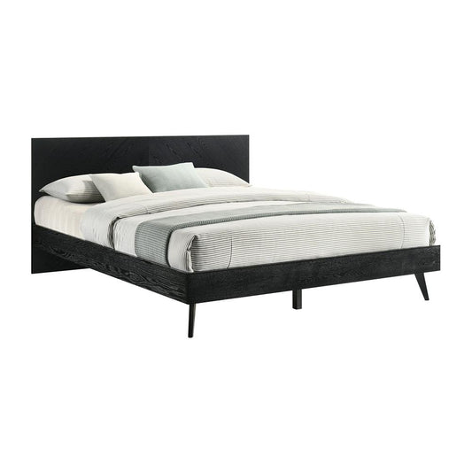 Armen Living - Petra King Platform Wood Bed Frame in Black Finish - LCPTBDKGBLK veiw 1